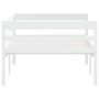Solid white pine wood bed frame 90x200 cm by vidaXL, Beds and slatted bases - Ref: Foro24-322052, Price: 122,88 €, Discount: %