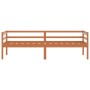 Estructura de cama madera maciza pino marrón miel 90x200 cm