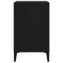 Mueble zapatero madera contrachapada negro 102x36x60 cm