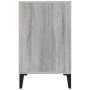 Mueble zapatero madera contrachapada gris Sonoma 102x36x60 cm