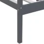 Estructura de cama madera maciza pino gris oscuro 90x200 cm de vidaXL, Camas y somieres - Ref: Foro24-322055, Precio: 129,57 ...