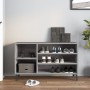 Mueble zapatero madera contrachapada gris Sonoma 102x36x60 cm