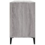 Mueble zapatero madera contrachapada gris Sonoma 102x36x60 cm