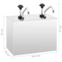 Soßenspender aus Edelstahl 2 x 3,5 L von vidaXL, Gewürzspender - Ref: Foro24-51233, Preis: 252,81 €, Rabatt: %