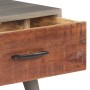 Solid gray rough mango wood coffee table 100x60x40 cm by vidaXL, Coffee table - Ref: Foro24-321808, Price: 156,05 €, Discount: %