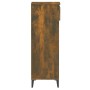 Zapatero madera contrachapada roble ahumado 40x36x105 cm