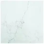 Marmor-Design-Tischplatte, weißes gehärtetes Glas, 30 x 30 cm, 6 mm von vidaXL, Tischplatten - Ref: Foro24-322252, Preis: 18,...