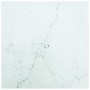 Marmor-Design-Tischplatte, weißes gehärtetes Glas, 30 x 30 cm, 6 mm von vidaXL, Tischplatten - Ref: Foro24-322252, Preis: 19,...