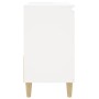 Armario de baño madera contrachapada blanco 65x33x60 cm