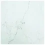 Marble design table with white tempered glass top 50x50 cm 6 mm by vidaXL, Table tops - Ref: Foro24-322254, Price: 29,17 €, D...