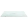 Marble design table with white tempered glass top 50x50 cm 6 mm by vidaXL, Table tops - Ref: Foro24-322254, Price: 29,17 €, D...