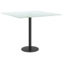 Marble design table with white tempered glass top 50x50 cm 6 mm by vidaXL, Table tops - Ref: Foro24-322254, Price: 29,79 €, D...