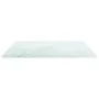 Marble design table top white tempered glass 60x60 cm 6 mm by vidaXL, Table tops - Ref: Foro24-322255, Price: 41,04 €, Discou...