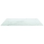 Marmor-Design-Tischplatte, weißes gehärtetes Glas, 60 x 60 cm, 6 mm von vidaXL, Tischplatten - Ref: Foro24-322255, Preis: 46,...