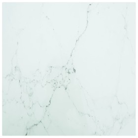 Tischplatte Marmor Design gehärtetes Glas weiß 70x70 cm 6 mm von vidaXL, Tischplatten - Ref: Foro24-322256, Preis: 47,32 €, R...