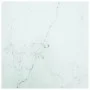 Marble design table with white tempered glass top 70x70 cm 6 mm by vidaXL, Table tops - Ref: Foro24-322256, Price: 46,55 €, D...