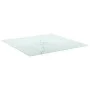 Marble design table with white tempered glass top 70x70 cm 6 mm by vidaXL, Table tops - Ref: Foro24-322256, Price: 46,55 €, D...