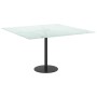 Marble design table with white tempered glass top 70x70 cm 6 mm by vidaXL, Table tops - Ref: Foro24-322256, Price: 47,32 €, D...