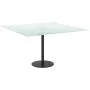 Marble design table with white tempered glass top 70x70 cm 6 mm by vidaXL, Table tops - Ref: Foro24-322256, Price: 46,55 €, D...