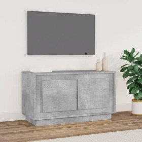 Mueble para TV madera contrachapada gris hormigón 80x35x45 cm en Muebles TV | Comprar online en Foro24