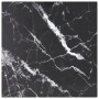Black tempered glass marble design table board 30x30 cm 6 mm by vidaXL, Table tops - Ref: Foro24-322268, Price: 15,60 €, Disc...
