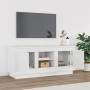 Mueble para TV madera contrachapada negro 102x35x45 cm