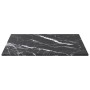 Black tempered glass marble design table board 30x30 cm 6 mm by vidaXL, Table tops - Ref: Foro24-322268, Price: 15,60 €, Disc...