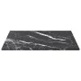 Black tempered glass marble design table board 30x30 cm 6 mm by vidaXL, Table tops - Ref: Foro24-322268, Price: 14,92 €, Disc...