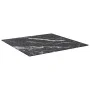 Marble design table top black tempered glass 60x60 cm 6 mm by vidaXL, Table tops - Ref: Foro24-322271, Price: 31,15 €, Discou...