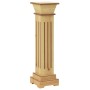 Quadratische Säule Pflanzenstütze helles Holz 17x17x66 cm MDF von vidaXL, Topfständer - Ref: Foro24-323968, Preis: 63,60 €, R...