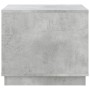 Mesa de centro madera contrachapada gris hormigón 51x50x44 cm