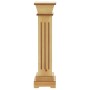 Quadratische Säule Pflanzenstütze helles Holz 17x17x66 cm MDF von vidaXL, Topfständer - Ref: Foro24-323968, Preis: 63,60 €, R...