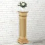 Support for square pillar plants light wood 17x17x66 cm MDF by vidaXL, Pot stands - Ref: Foro24-323968, Price: 62,36 €, Disco...