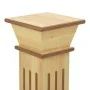 Quadratische Säule Pflanzenstütze helles Holz 17x17x66 cm MDF von vidaXL, Topfständer - Ref: Foro24-323968, Preis: 63,60 €, R...
