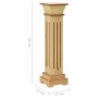 Quadratische Säule Pflanzenstütze helles Holz 17x17x66 cm MDF von vidaXL, Topfständer - Ref: Foro24-323968, Preis: 63,60 €, R...