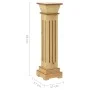 Support for square pillar plants light wood 17x17x66 cm MDF by vidaXL, Pot stands - Ref: Foro24-323968, Price: 62,36 €, Disco...