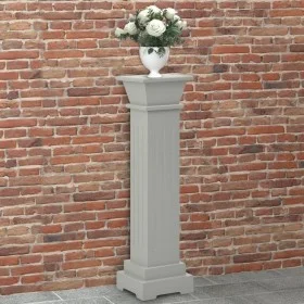 Classic gray square pillar plant support 17x17x66 cm MDF by vidaXL, Pot stands - Ref: Foro24-323969, Price: 59,65 €, Discount: %