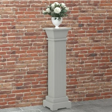 Classic gray square pillar plant support 17x17x66 cm MDF by vidaXL, Pot stands - Ref: Foro24-323969, Price: 59,65 €, Discount: %