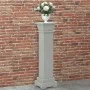 Classic gray square pillar plant support 17x17x66 cm MDF by vidaXL, Pot stands - Ref: Foro24-323969, Price: 59,65 €, Discount: %
