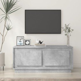Mesa de centro madera contrachapada gris hormigón 102x50x44 cm Mesa de centro madera contrachapada gris hormigón 102x50x44 cm