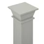 Classic gray square pillar plant support 17x17x66 cm MDF by vidaXL, Pot stands - Ref: Foro24-323969, Price: 59,65 €, Discount: %