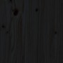 Armario de escritorio madera maciza de pino negro 40x50x75 cm