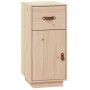Aparador de madera maciza de pino 34x40x75 cm