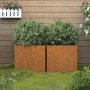Pflanzgefäße 2 Einheiten Cortenstahl 49x47x46 cm von vidaXL, Töpfe und Pflanzgefäße - Ref: Foro24-821552, Preis: 102,20 €, Ra...