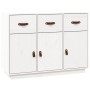 Aparador madera maciza de pino blanco 100x40x75 cm