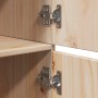 Aparador alto madera maciza de pino 34x40x108,5 cm