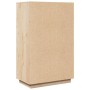 Aparador de madera maciza de pino 67x40x108,5 cm