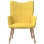 Mustard yellow fabric relaxation armchair by vidaXL, Armchairs - Ref: Foro24-327926, Price: 112,26 €, Discount: %