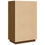 Aparador de madera maciza de pino marrón miel 67x40x108,5 cm