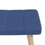Rocking chair with blue fabric footrest by vidaXL, Rocking chairs - Ref: Foro24-328022, Price: 161,44 €, Discount: %